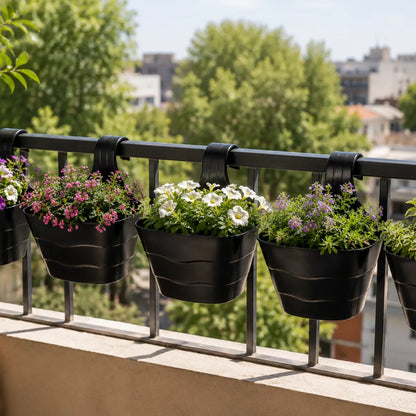 Pack x5 macetas balconeras