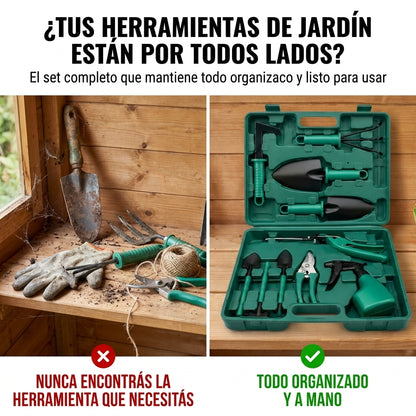 Kit De Jardineria 12 Herramientas